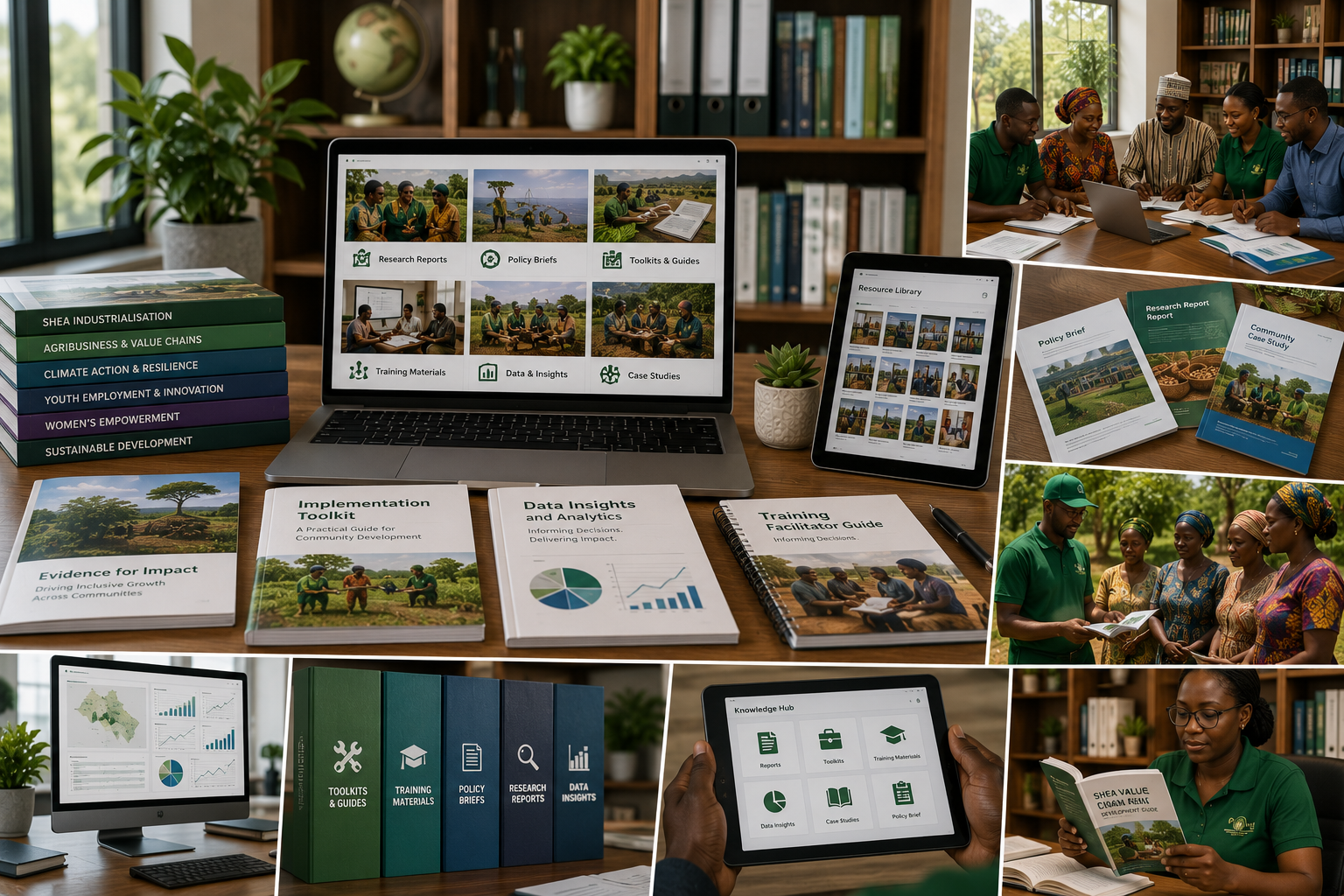 Knowledge sharing, training materials, and research documentation